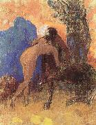 Odilon Redon Struggle Between Woman and a Centaur oil painting picture wholesale